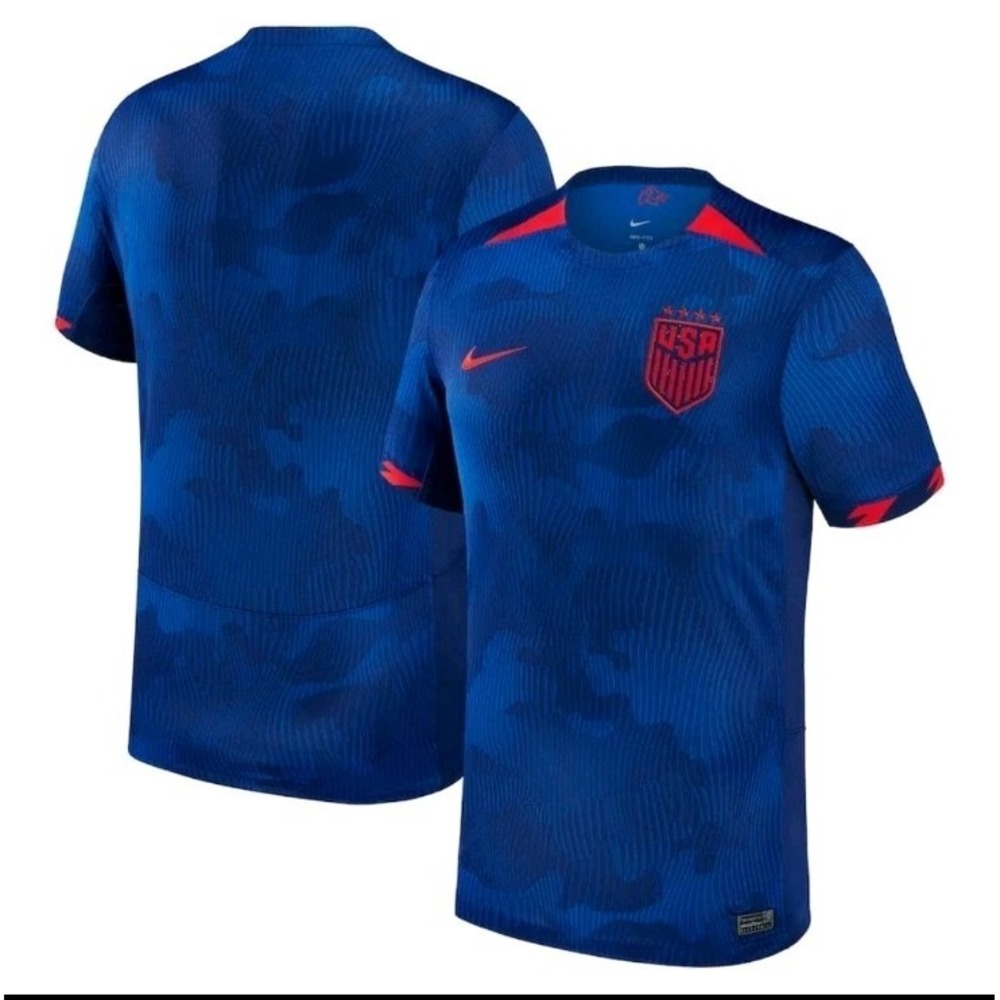 Nike USWNT 2023 Away Jersey Men's Sz Medium DR3971-406 Royal Blue Soccer